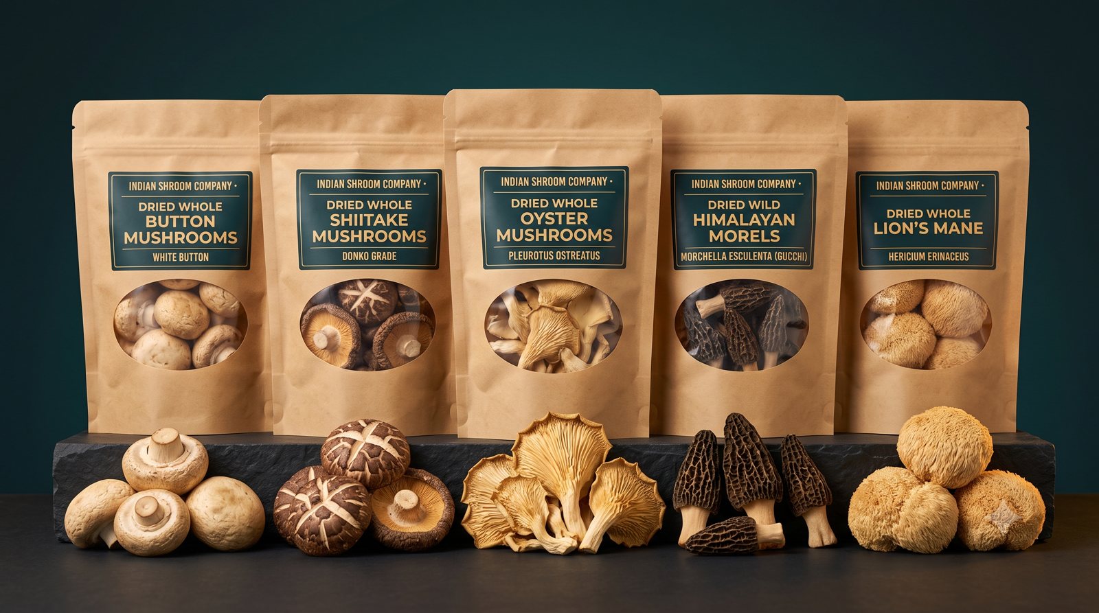 Dried Whole Mushrooms